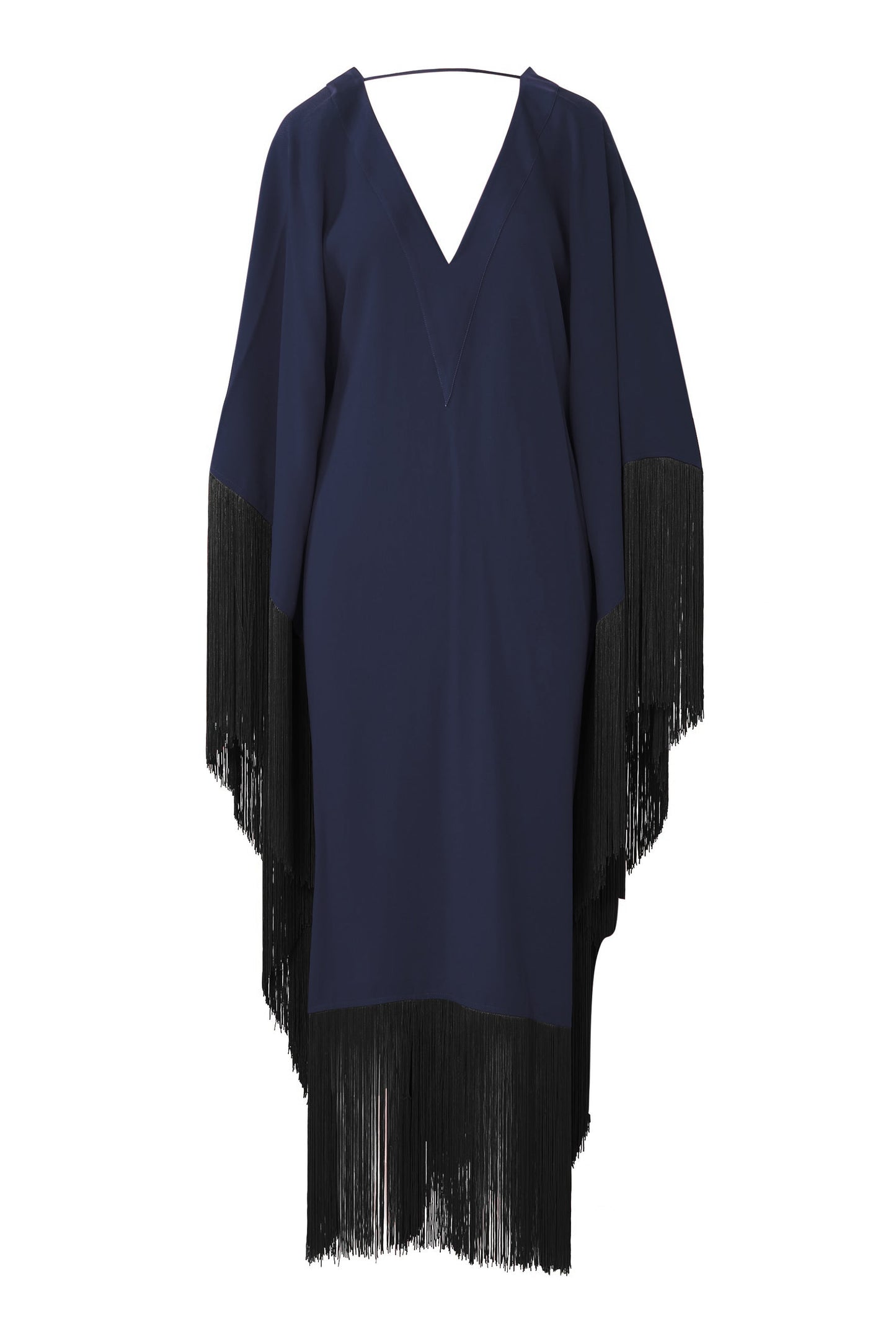 Fringe Fiesta | Navy Blue Kaftan