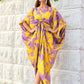 Knotty Nice | Mauve Floral Kaftan Dress