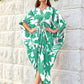 Knotty Nice | Mint Floral Kaftan Dress