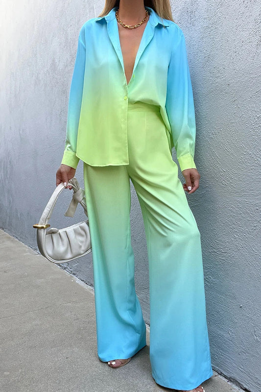 Mint-To-Be | Blue Co-Ord Set