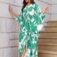 Knotty Nice | Mint Floral Kaftan Dress