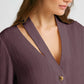 Peek-A-Boo | Mauve Shirt Dress