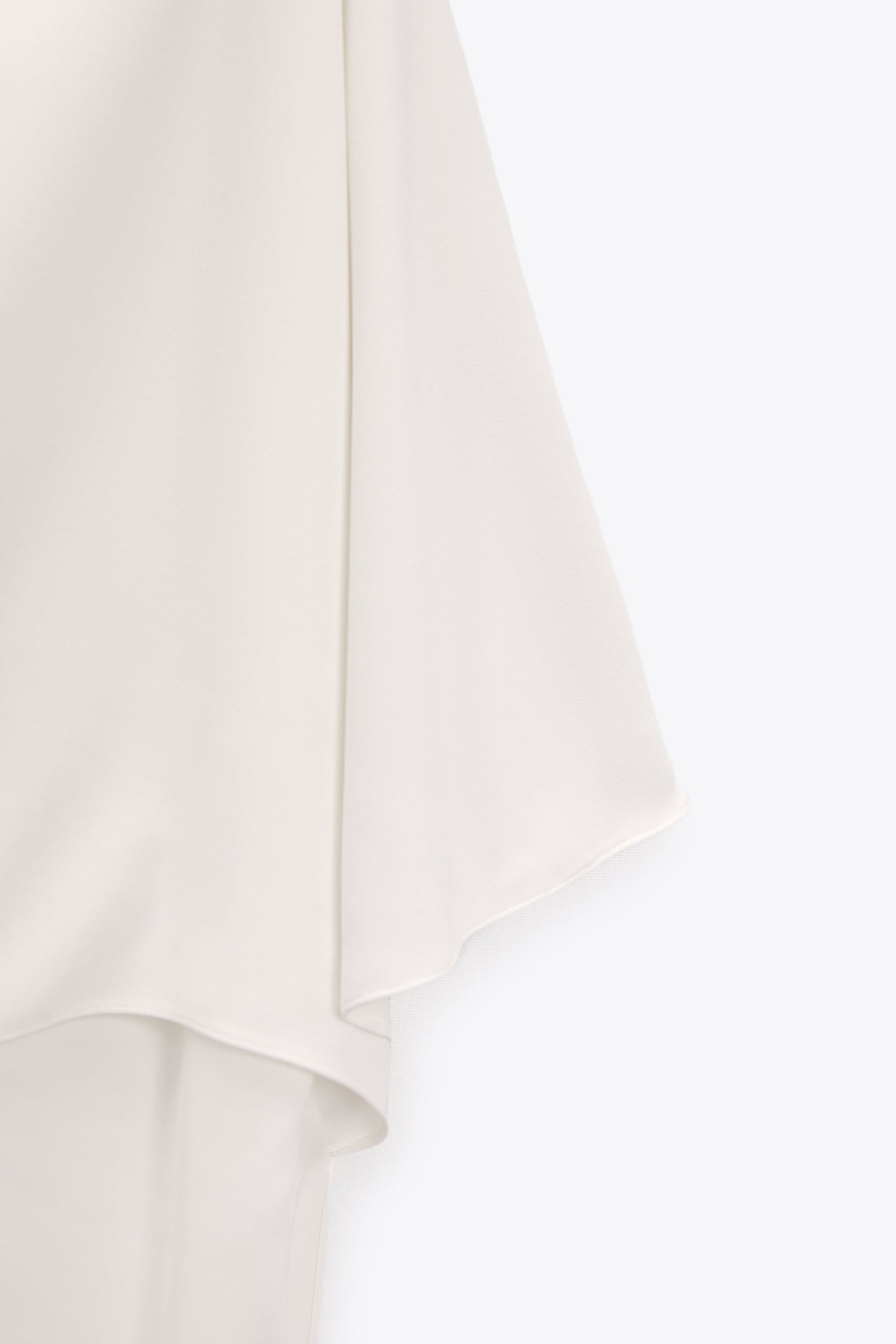 Ivory Illusion | One-Shoulder Asymmetrical Top