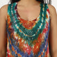 Tropic Turquoise | Boho Tie Dye Sleeveless Sundress