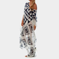 Tribal Tapestry | Black & White Kaftan