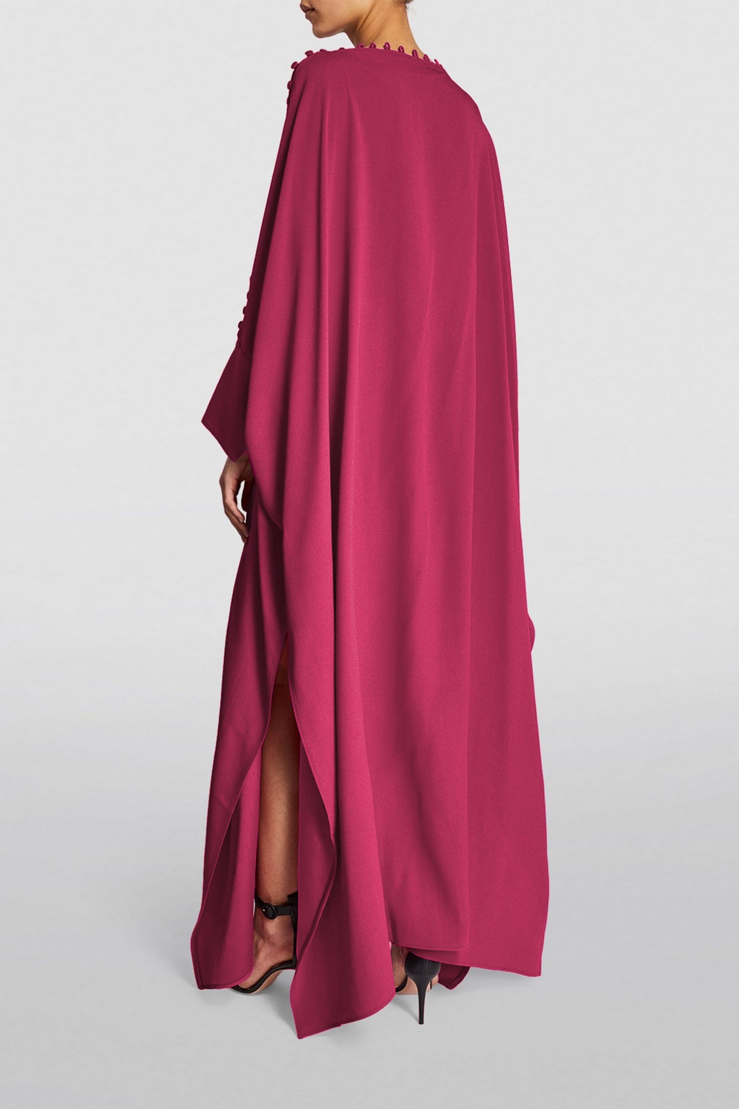 Serene Silhouette | Magenta Kaftan