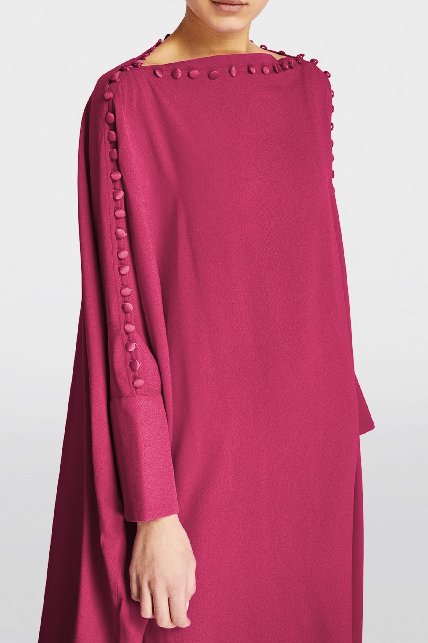 Serene Silhouette | Magenta Kaftan