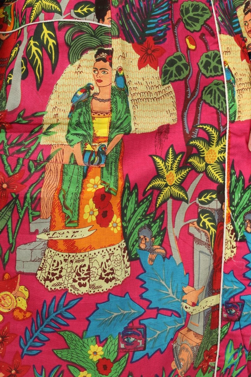Pink Frida Bathrobe - Earthen Threads